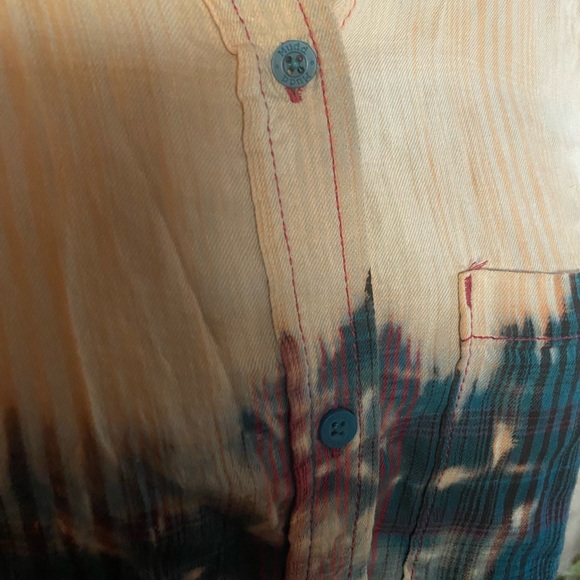 Bleached Flannel Top - Picture 10 of 11